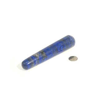 Lapis Lazuli A Rounded Massage Wand - Jumbo #2 - 4 1/2" to 5 1/2" from The Rock Space