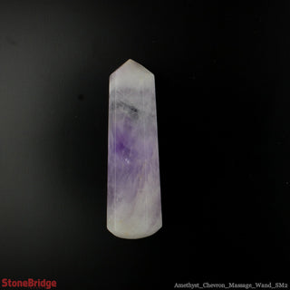 Amethyst Chevron Pointed Massage Wand - Small #1 - 1 1/2'' to 2 1/2" from The Rock Space