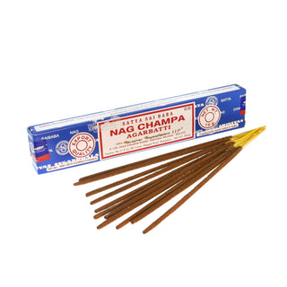 Nag Champa Agarbatti Satya Incense Sticks - 12 Sticks from The Rock Space