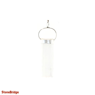 Selenite Point - 925 Silver Pendant from The Rock Space