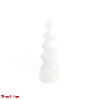 Selenite Spiral Tower - Medium from The Rock Space