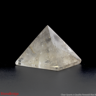 Clear Quartz A Pyramid #8 - 3" to 3 1/2" Wide from The Rock Space