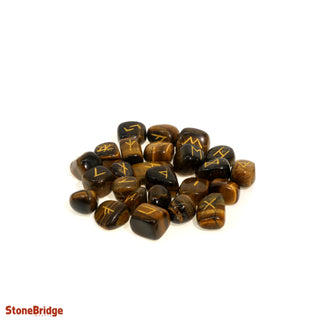 Tiger's Eye Gold Runes Set from The Rock Space