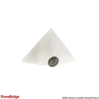 Milky Quartz A Pyramid LG1 from The Rock Space