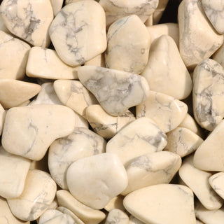 Howlite Magnesite Tumbled Stones from The Rock Space