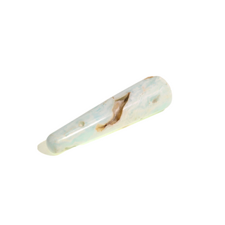 Blue Calcite Rounded Massage Wand - Jumbo #2 - 4 1/2" to 5 1/2" from The Rock Space