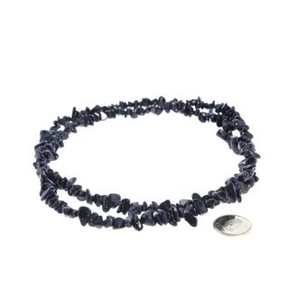 Goldstone Blue Chip Strands - 5mm to 8mm from The Rock Space