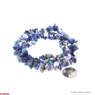Sodalite Chip Strands - 5mm to 8mm from The Rock Space