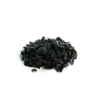 Obsidian Black Chips - 1kg from The Rock Space