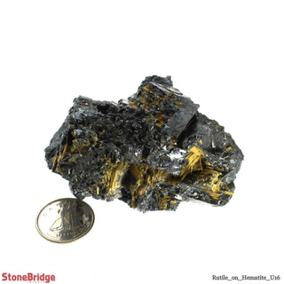 Rutile On Hematite U#16 from The Rock Space