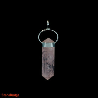 Rose Quartz Double Terminated - 925 Silver Pendant from The Rock Space