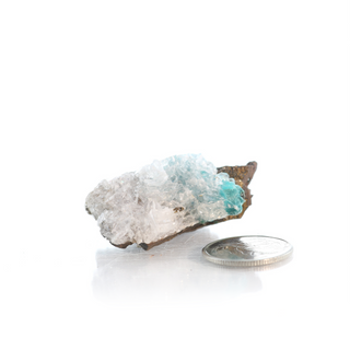 Rosasite on Matrix Specimen from The Rock Space