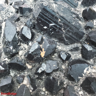 Black Tourmaline Cluster U#1 from The Rock Space