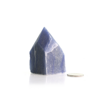 Blue Aventurine Cut Base, Polished Point Tower #1 from The Rock Space