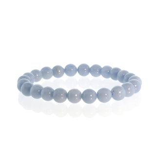 Angelite Round Bracelet - 8mm from The Rock Space