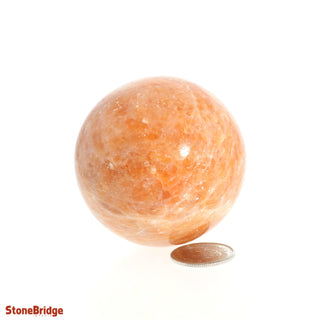 Orange Calcite Sphere from The Rock Space