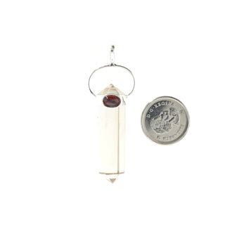 Smoky Quartz Double Terminated Cabochon - 925 Silver Pendant from The Rock Space