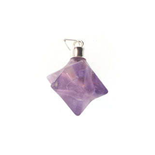 Amethyst Merkaba - 925 Silver Pendant from The Rock Space
