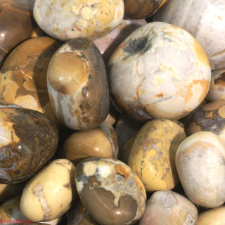 Orbicular Jasper Tumbled Stones - India from The Rock Space