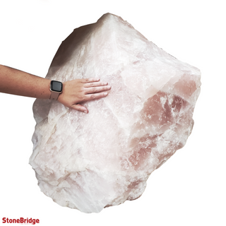 Rose Quartz Boulder U#9 - 79lbs from The Rock Space