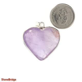 Amethyst Heart - 925 Silver Pendant from The Rock Space