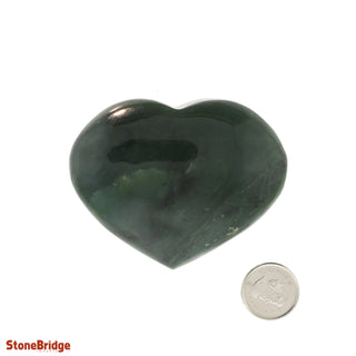 Jade Nephrite Heart #5 from The Rock Space