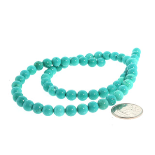 Turquoise Round Strand - 4mm Beads from The Rock Space