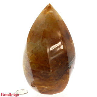 Golden Healer Flame Sculpture U#3 - 5" x 3" from The Rock Space