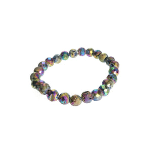 Agate Druzy Bead Bracelet from The Rock Space