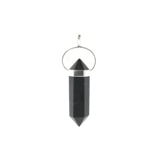 Onyx Black Double Terminated - 925 Silver Pendant from The Rock Space