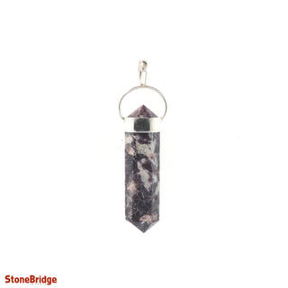 Lepidolite Double Terminated - 925 Silver Pendant from The Rock Space