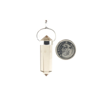 Smoky Quartz Double Terminated - 925 Silver Pendant from The Rock Space