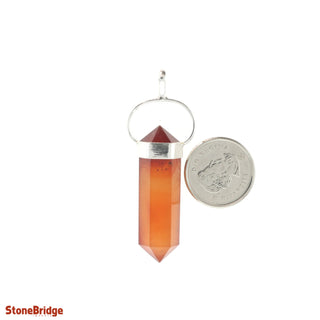 Carnelian Double Terminated - 925 Silver Pendant from The Rock Space