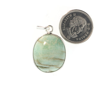 Amazonite Cabochon - 925 Silver Pendant from The Rock Space
