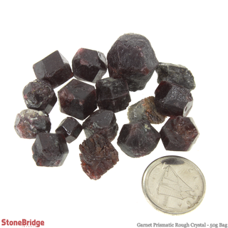Garnet Prismatic - 50g Bag from The Rock Space