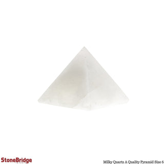 Milky Quartz A Pyramid LG1 from The Rock Space