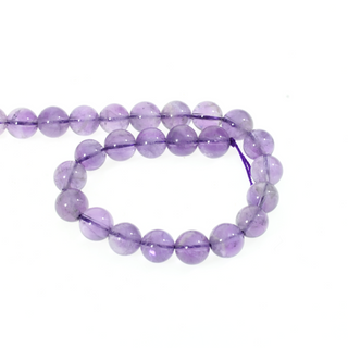 Amethyst Light Purple Round Strand 7" 8mm from The Rock Space