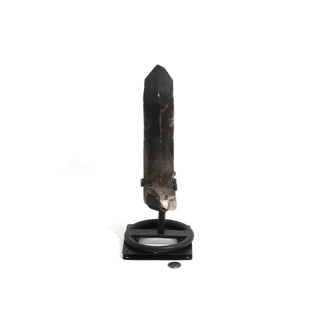 Smoky Quartz Cluster on Iron Stand U#40 from The Rock Space