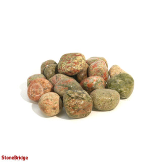 Unakite Tumbled Stones - India from The Rock Space