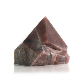 Guava Quartz Cut Base, Polished Point Tower #4 from The Rock Space