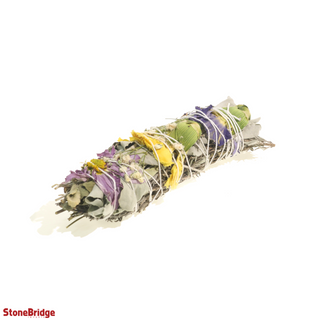 FLOWER POWER!!! Lavender/ Sage Cleansing Stick - Local & Organic - 3 Pack from The Rock Space