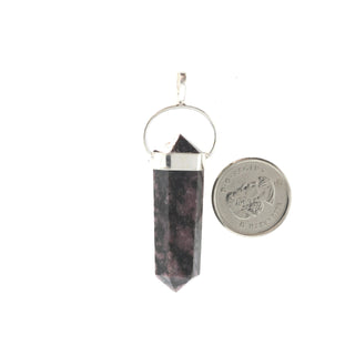 Rhodonite Double Terminated - 925 Silver Pendant from The Rock Space