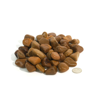 Yellow Jasper Tumbled Stones from The Rock Space