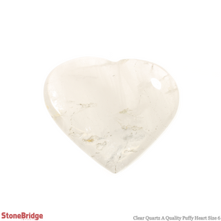 Clear Quartz A Heart #6 - 2" to 3 1/4" from The Rock Space