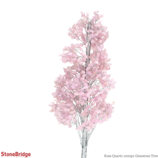 Quartz (Rose Coloured) - 1000pc Gemstone Tree from The Rock Space
