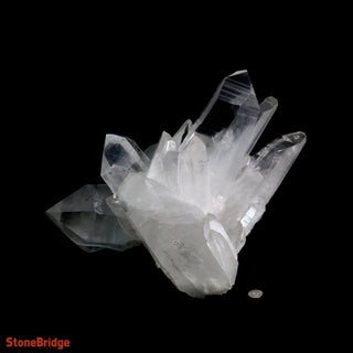 Lemurian Quartz Cluster U#3 - Super Clear - 19lb - 12" from The Rock Space