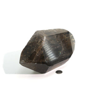 Smoky Quartz (dark) Double Terminated Point U#1 - 7" x 3 3/4" from The Rock Space