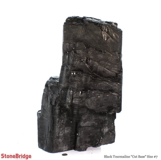 Black Tourmaline Cut Base Tower #7 from The Rock Space