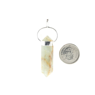 Onyx Blue Double Terminated - 925 Silver Pendant from The Rock Space
