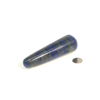 Lapis Lazuli A Rounded Massage Wand - Jumbo #2 - 4 1/2" to 5 1/2" from The Rock Space